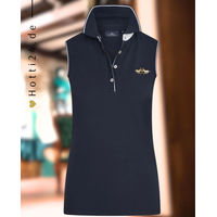 Produktbild von HV Polo Damen Poloshirt ärmellos aus Baumwolle Navy Blau