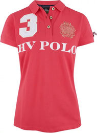 Produktbild von HV Polo Damen Poloshirt Favouritas in Rosa oder Rot Größe L