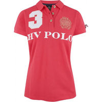 Produktbild von HV Polo Damen Poloshirt Favouritas in Rosa oder Rot Größe L