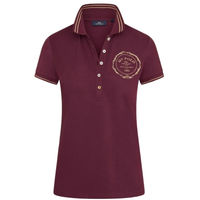 Produktbild von HV Polo Damen Poloshirt HVPBeau aus Baumwolle in Dark Berry Rot