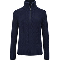 Produktbild von HV Polo Damen Pullover aus Baumwolle Beige Blau XXL