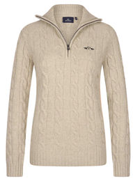 Produktbild von HV Polo Damen Pullover Dunia Dark Oil Green