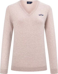 HV Polo Damen Pullover Oralie mit V-Ausschnitt in Natural Größe S – Bild 1 von 1