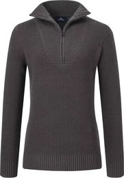 Produktbild von HV Polo Damen Pullover Tara aus Baumwolle Grau Größe S
