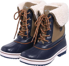 Produktbild von HV Polo Damen Reitstiefel Glaslynn Luxe wasserdicht Winter Grün Blau Größe 42