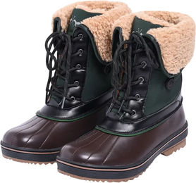 Produktbild von HV Polo Damen Reitstiefel Glaslynn Luxe wasserdicht Winter Grün Braun Größe 36