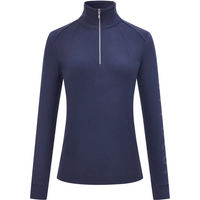 Produktbild von HV Polo Damen Reittrikot Langarm Navy Größe XXL