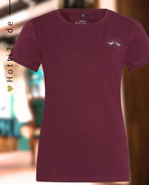 Produktbild von HV Polo Damen T-Shirt HVPClassic Dark Berry in Rosa und Lila