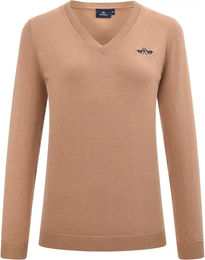 HV Polo Damen V-Ausschnitt Pullover Oralie in Camel Größe S – Bild 1 von 1