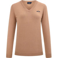 Produktbild von HV Polo Damen V-Ausschnitt Pullover Oralie in Camel Größe S