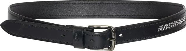 HV Polo Damengürtel Diana schwarz-silber 115 cm – Bild 1 von 1