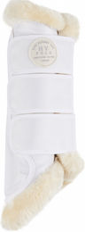 HV Polo Dressur Gamaschen Joya Fake Fur Weiß Cob 1680 Denier – Bild 1 von 1