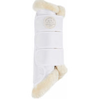 Produktbild von HV Polo Dressur Gamaschen Joya Fake Fur Weiß Cob 1680 Denier