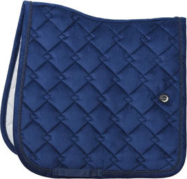 HV Polo Dressur Schabracke Dana Cord Blau – Bild 1 von 6