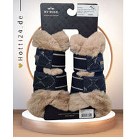 Produktbild von HV Polo Dressurgamaschen Welmoed Shine 2er Set Blau Neopren