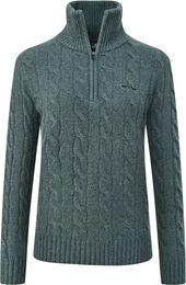 HV Polo Dunya Damen Pullover mit halbem Reißverschluss – Bild 1 von 1