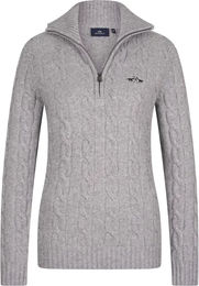 HV Polo Dunya Pullover für Damen aus Baumwolle Grau Größe M – Bild 1 von 1