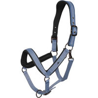 Produktbild von HV Polo Essential Pferd Halfter aus Neopren in Dark Mist Blue für Warmblut