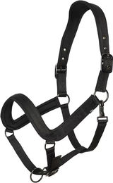 Produktbild von HV Polo Essential Pferdehalfter für Ponys aus Neopren in Schwarz