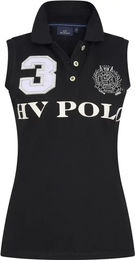 HV Polo Favouritas Ärmelloses Reitpolo für Damen aus Baumwolle Schwarz XS – Bild 1 von 1