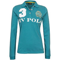 Produktbild von HV Polo Favouritas EQ Damen Reitshirt mit langen Ärmeln in Blau Türkis Größe S
