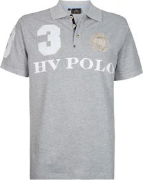 HV Polo Favouritas Reit-Poloshirt für Herren in Grau Silber Größe L – Bild 1 von 2