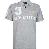 Produktbild von HV Polo Favouritas Reit-Poloshirt für Herren in Grau Silber Größe L