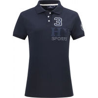 Produktbild von HV Polo Favourite Reitshirt Damen Blau Baumwolle Größe L