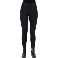 Produktbild von HV Polo Favourite Summer Reitleggings Damen Full Grip Schwarz Größe 44