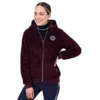 Produktbild von HV Polo Fleece Wendejacke Cathy Dark Berry für Reiter