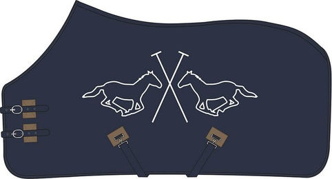 Produktbild von HV Polo Fleecedecke HVPBasic in Schwarz und Blau