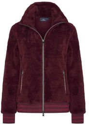 Produktbild von HV Polo Fleecejacke Tyra Dark Berry Reitjacke für Damen in Rot