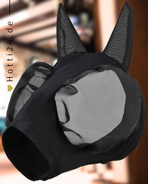 Produktbild von HV Polo Fliegenmaske Nena Black aus Lycra in Schwarz für Pferde