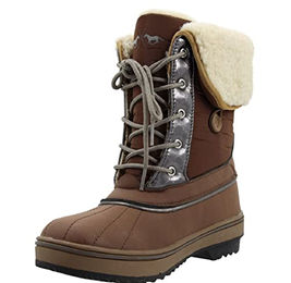 HV Polo Glaslynn Luxe Winter Reitstiefel für Damen in Braun Größe 42 wasserabweisend – Bild 1 von 2
