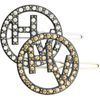 Produktbild von HV Polo Haarklammern für Damen Schwarz aus Kunstharz 2er Pack