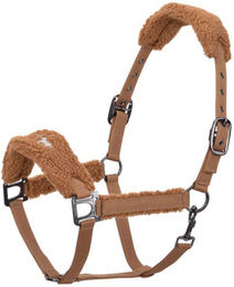 HV Polo Halfter HVPTeddy für Pferde in Camel Größe Warmblut – Bild 1 von 1
