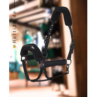 Produktbild von HV Polo Halfter HVPTeddy Silver Plüsch Schwarz Silber