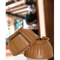 Produktbild von HV Polo Hufglocken Essential 2er Set Fox aus Gummi in Braun