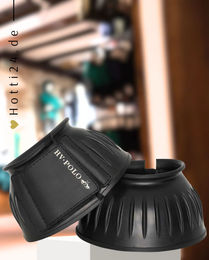 Produktbild von HV Polo Hufglocken Essential 2er Set Schwarz aus Gummi