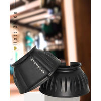 Produktbild von HV Polo Hufglocken Essential 2er Set Schwarz aus Gummi