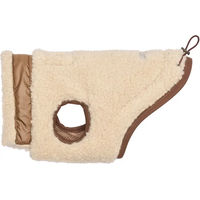Produktbild von HV Polo Hundemantel Charlotte Wintermantel aus Plüsch in Braun und Beige Größe XL