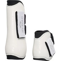 Produktbild von HV Polo Kids Classic Offene Gamaschen mit Fesselkopfschutz für Ponys aus Neopren in Weiß