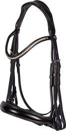 Produktbild von HV Polo Legacy deluxe Zaumzeug aus Leder in Schwarz Größe M