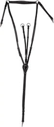 Produktbild von HV Polo Legacy Martingal für Pferde aus Leder in Schwarz