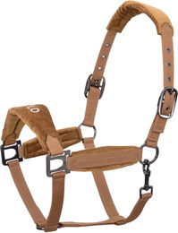 HV Polo Luxury Pferdehalfter aus Nylon in Camel für Vollblut Pferde – Bild 1 von 1