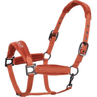 Produktbild von HV Polo Luxury Pferdehalfter aus Nylon in Pumpkin für Warmblut Pferde