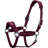 Produktbild von HV Polo Luxury Pferdehalfter aus Nylon in Wine für Vollblut Pferde