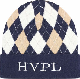 Produktbild von HV Polo Mütze für Damen Argyle Blau Bunt