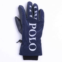 HV Polo Novie Reithandschuhe Damen Winterhandschuhe mit Fleece wasserdicht Blau XL – Bild 1 von 2