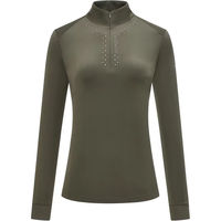Produktbild von HV Polo Orlanda Reittrikot Damen Langarm Forest Green Größe L